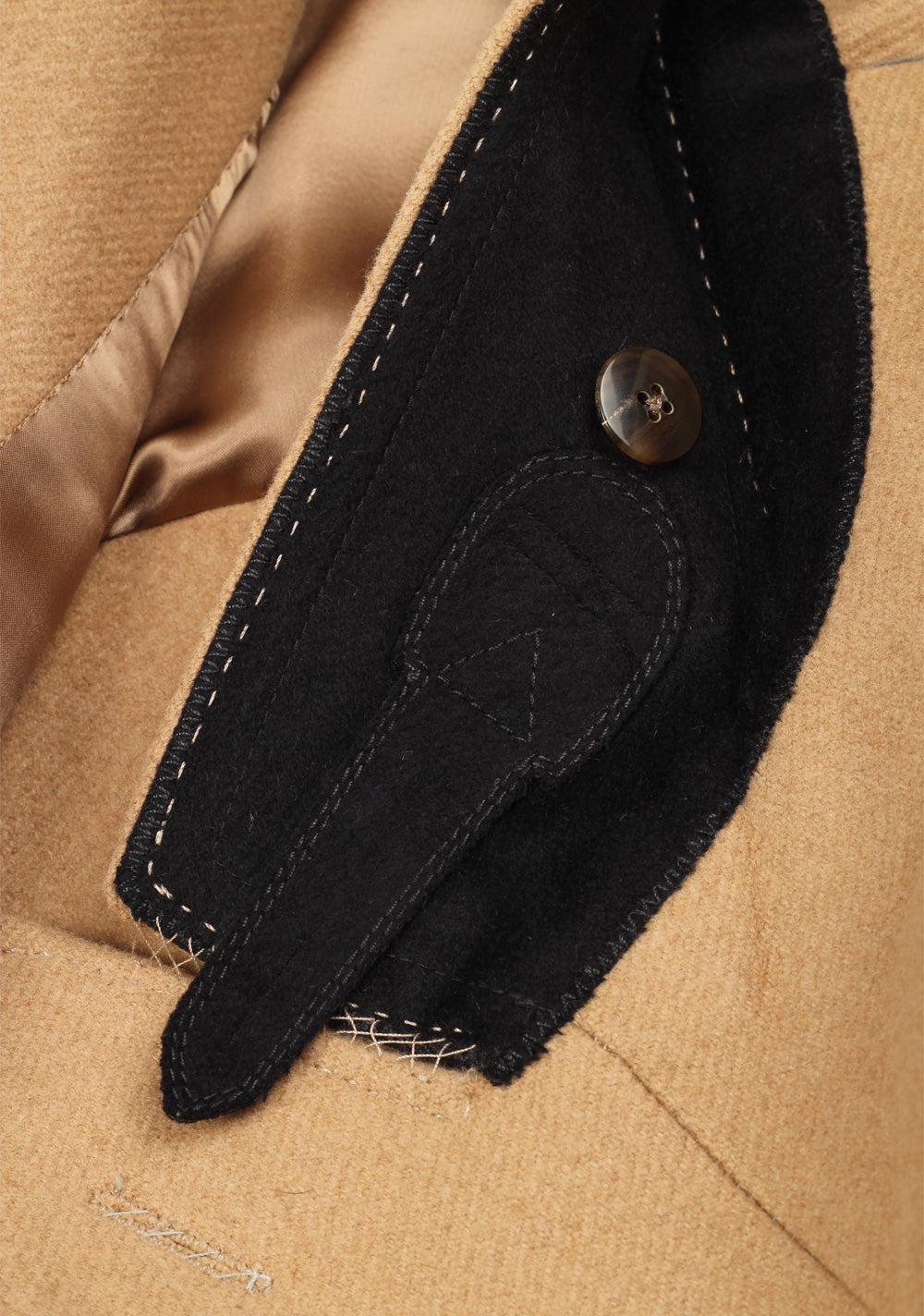 TOM FORD Camel Double Breasted Coat 58 / 48R U.S. in Camel Wool