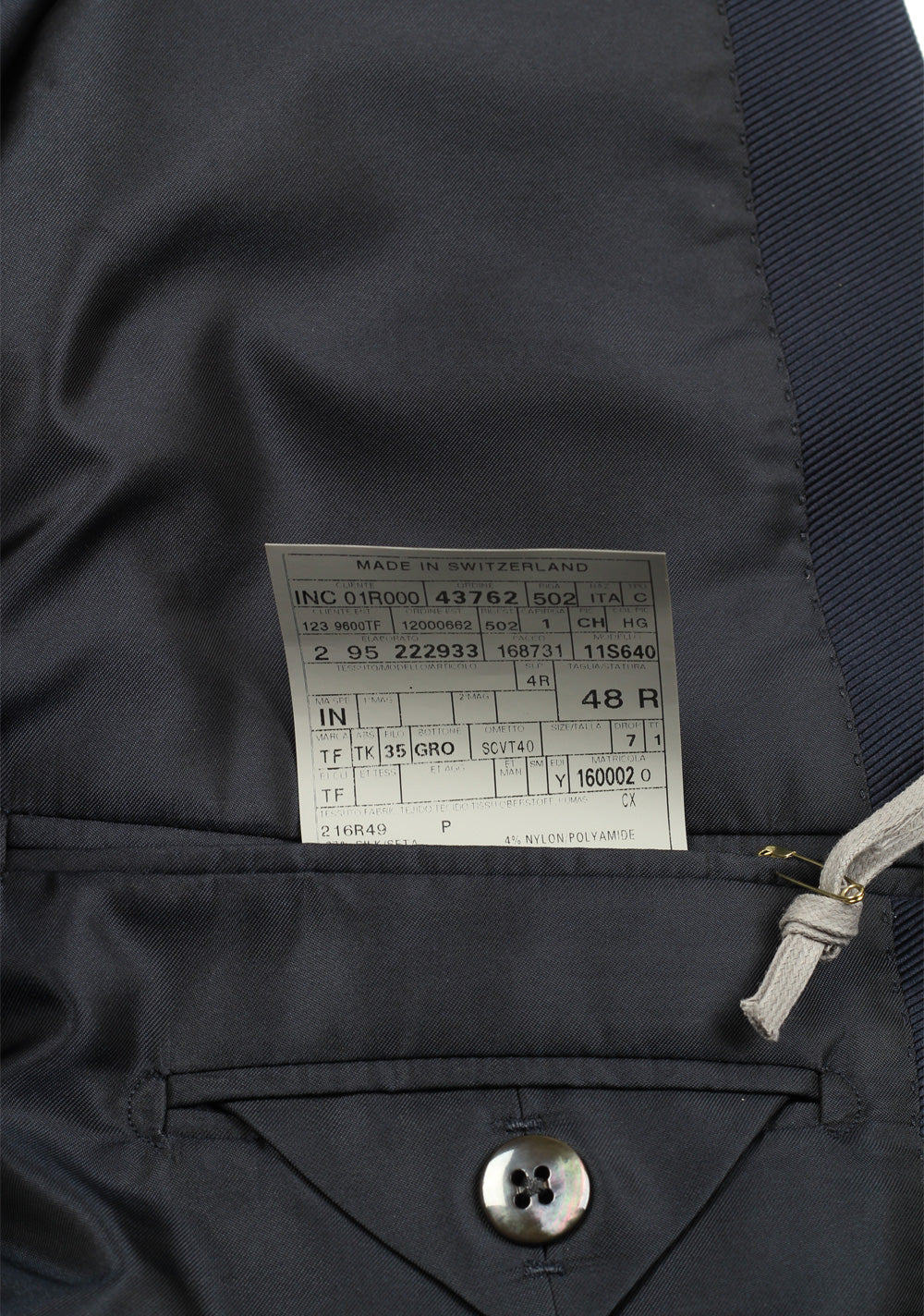TOM FORD O'Connor Blue Tuxedo Dinner Jacket Size 48 / 38R U.S.
