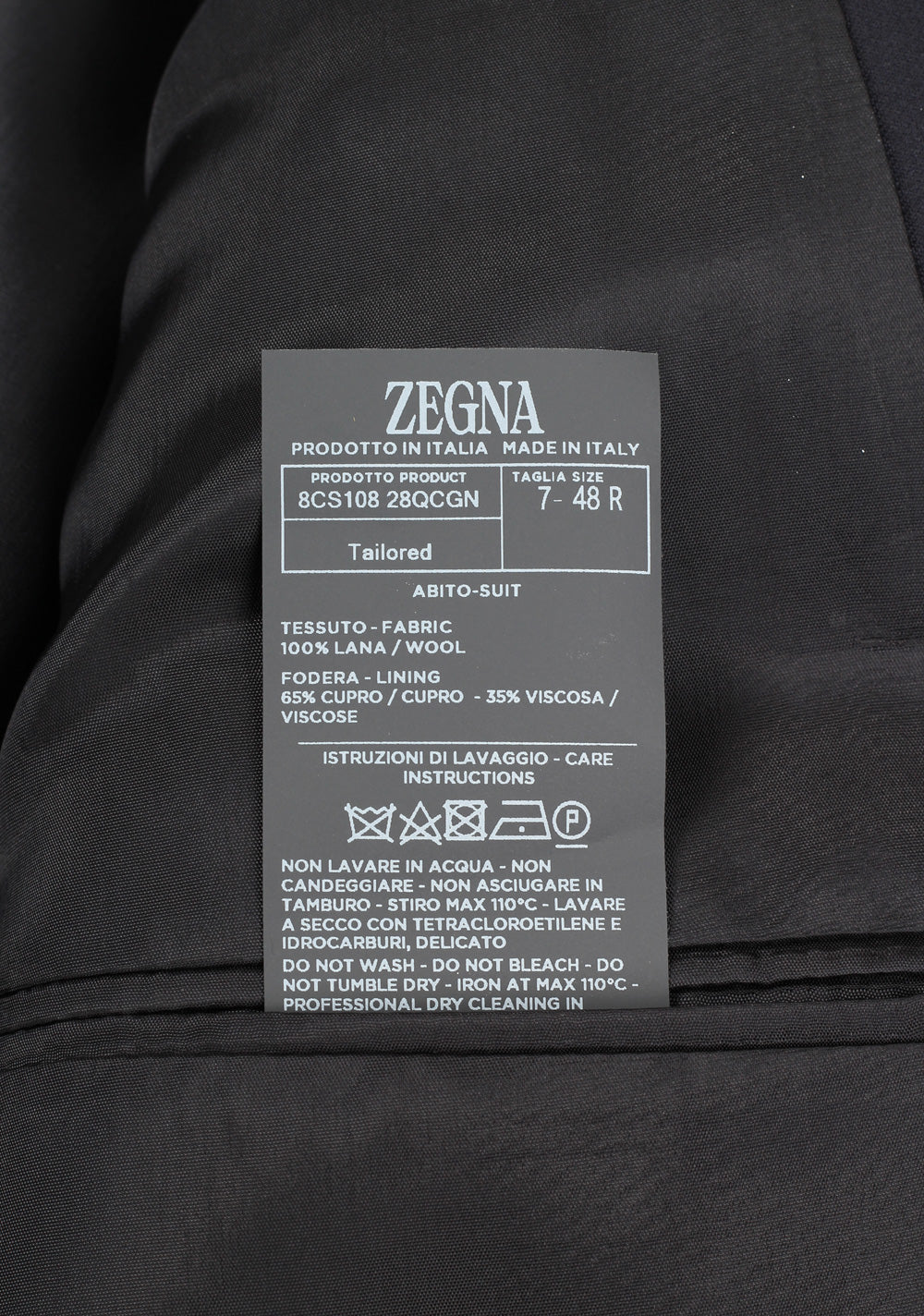 ZEGNA Signature Tailored Blue Suit