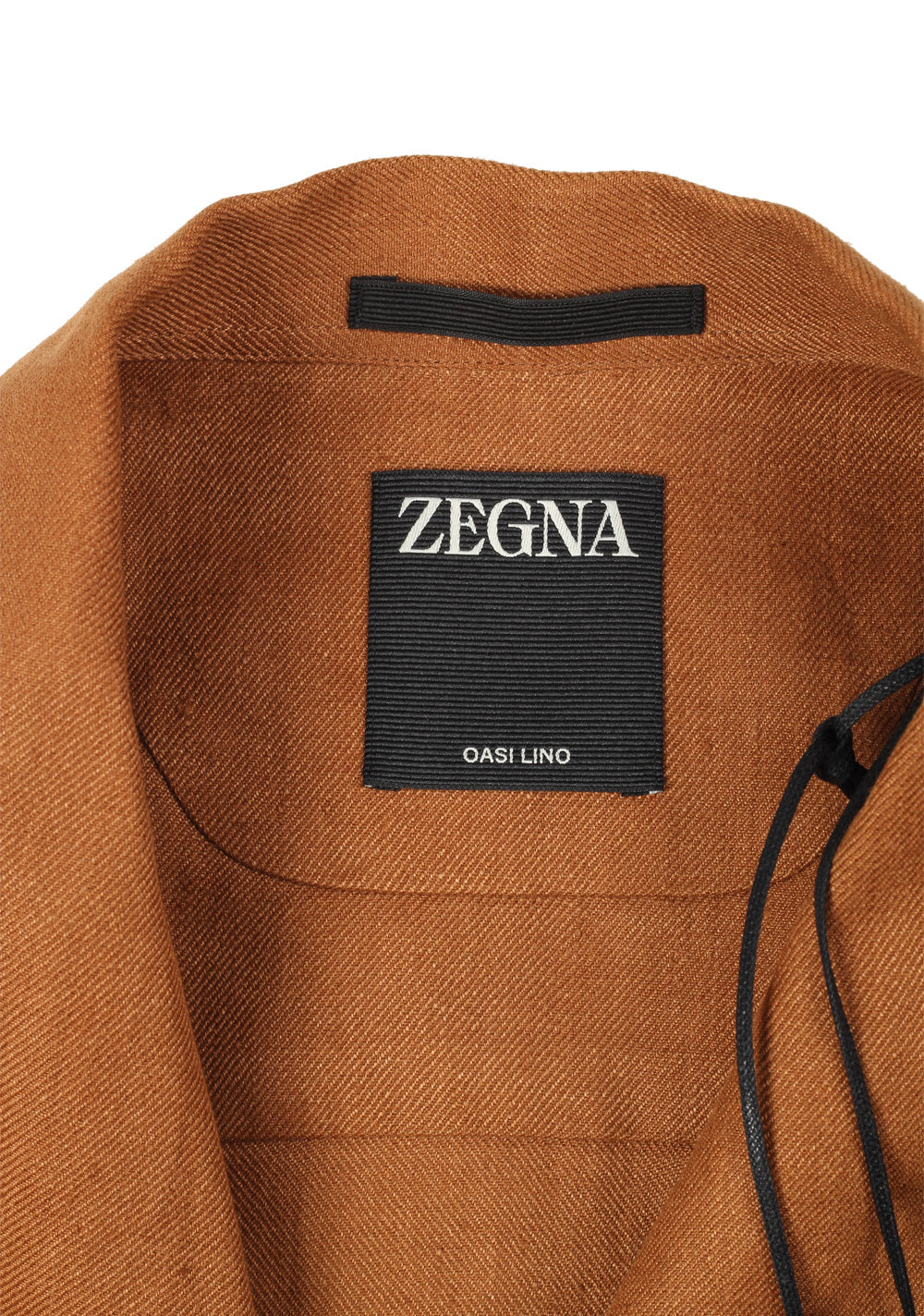 ZEGNA Oasi Lino Brown Overshirt