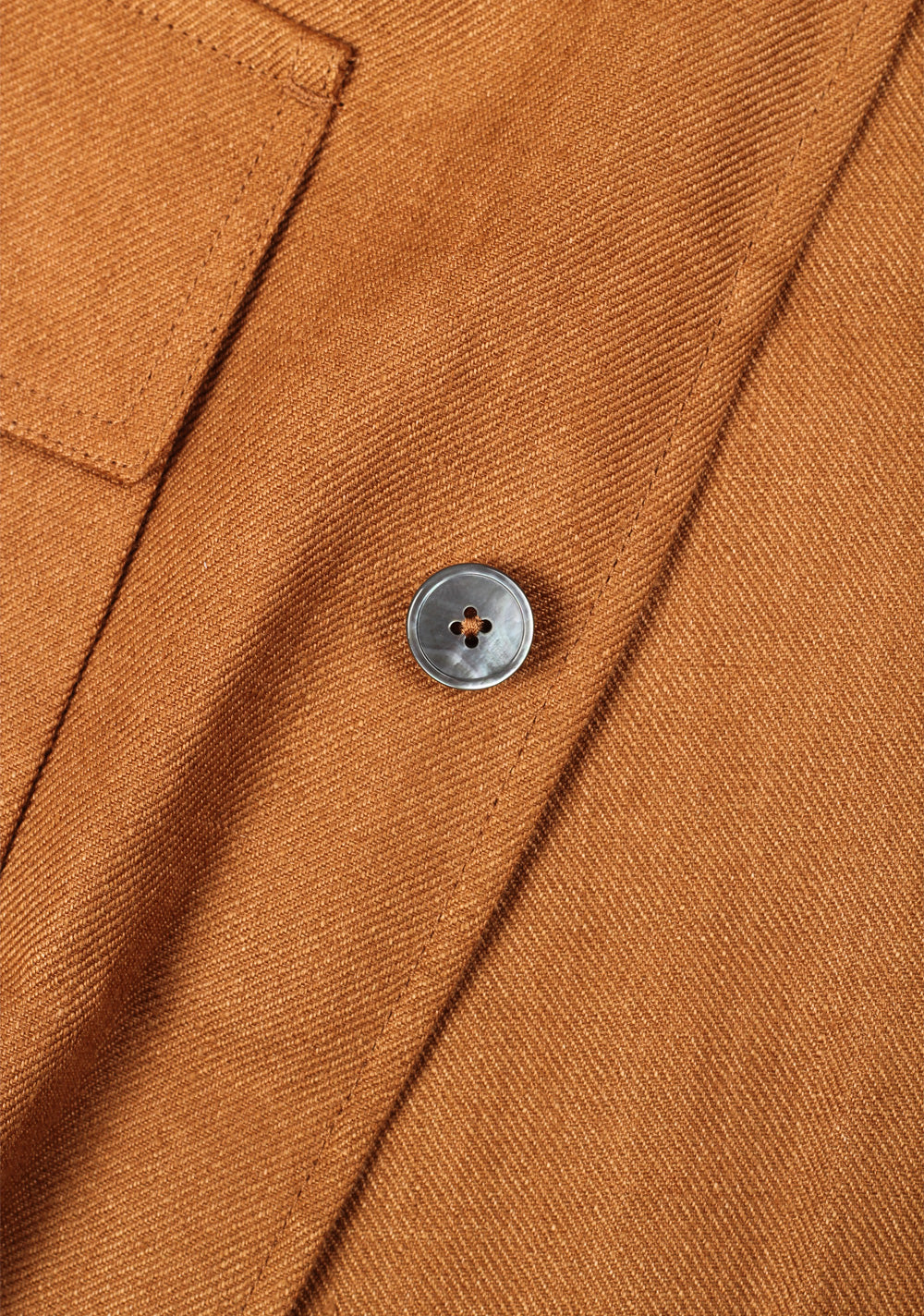 ZEGNA Oasi Lino Brown Overshirt