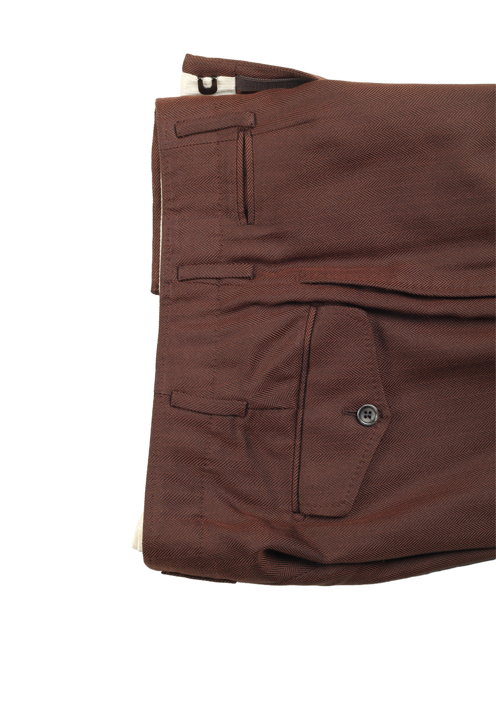 TOM FORD Wetherby Brown Silk Suit Size 48 / 38R U.S. In Silk Base T