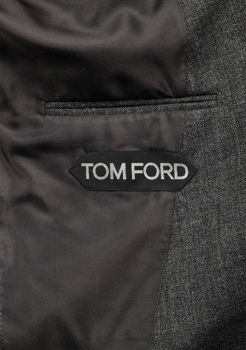 TOM FORD Atticus Solid Gray Suit Size 46 / 36R U.S. in wool