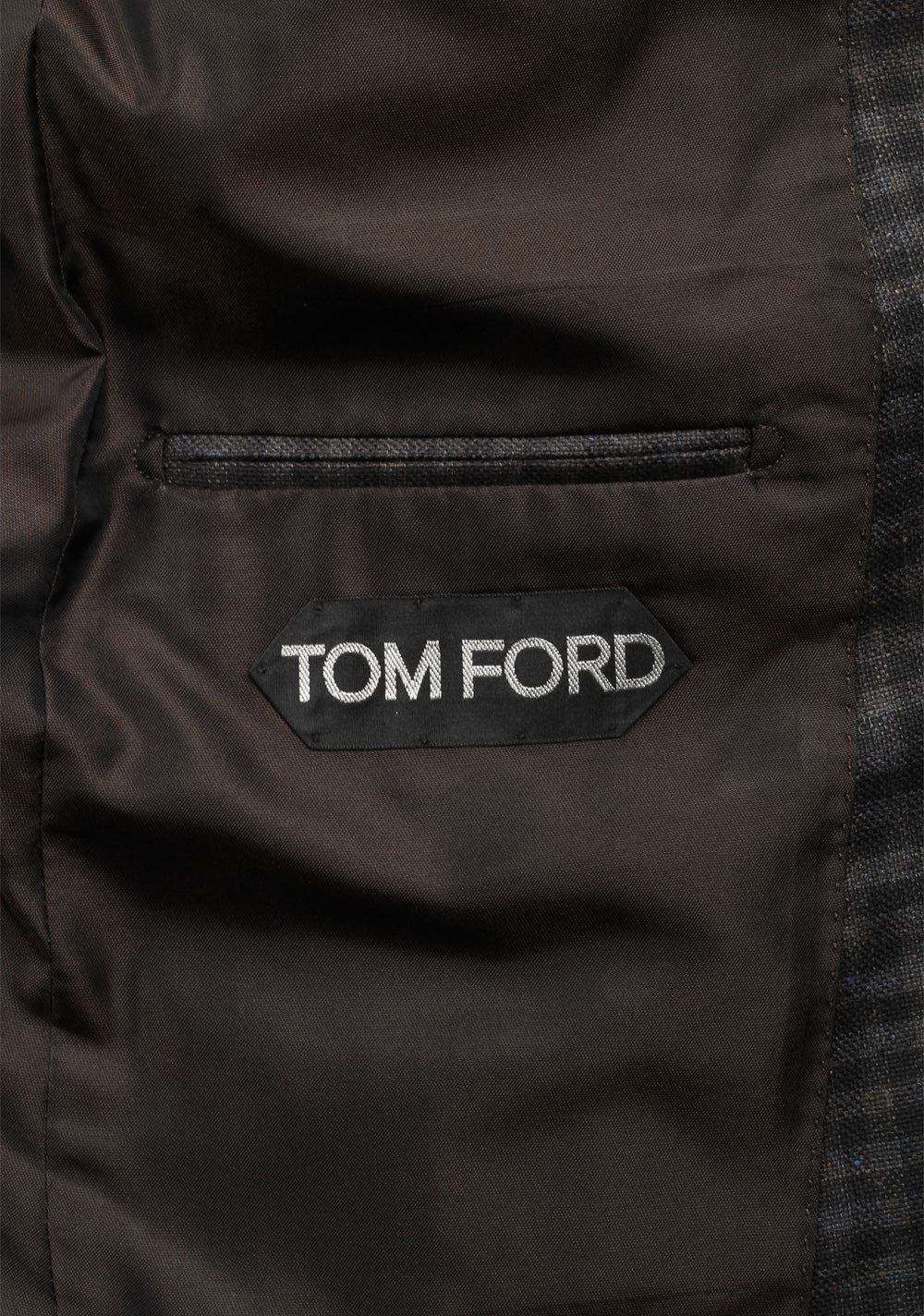 TOM FORD O'Connor Gray Checked Suit Size 48 / 38R U.S.