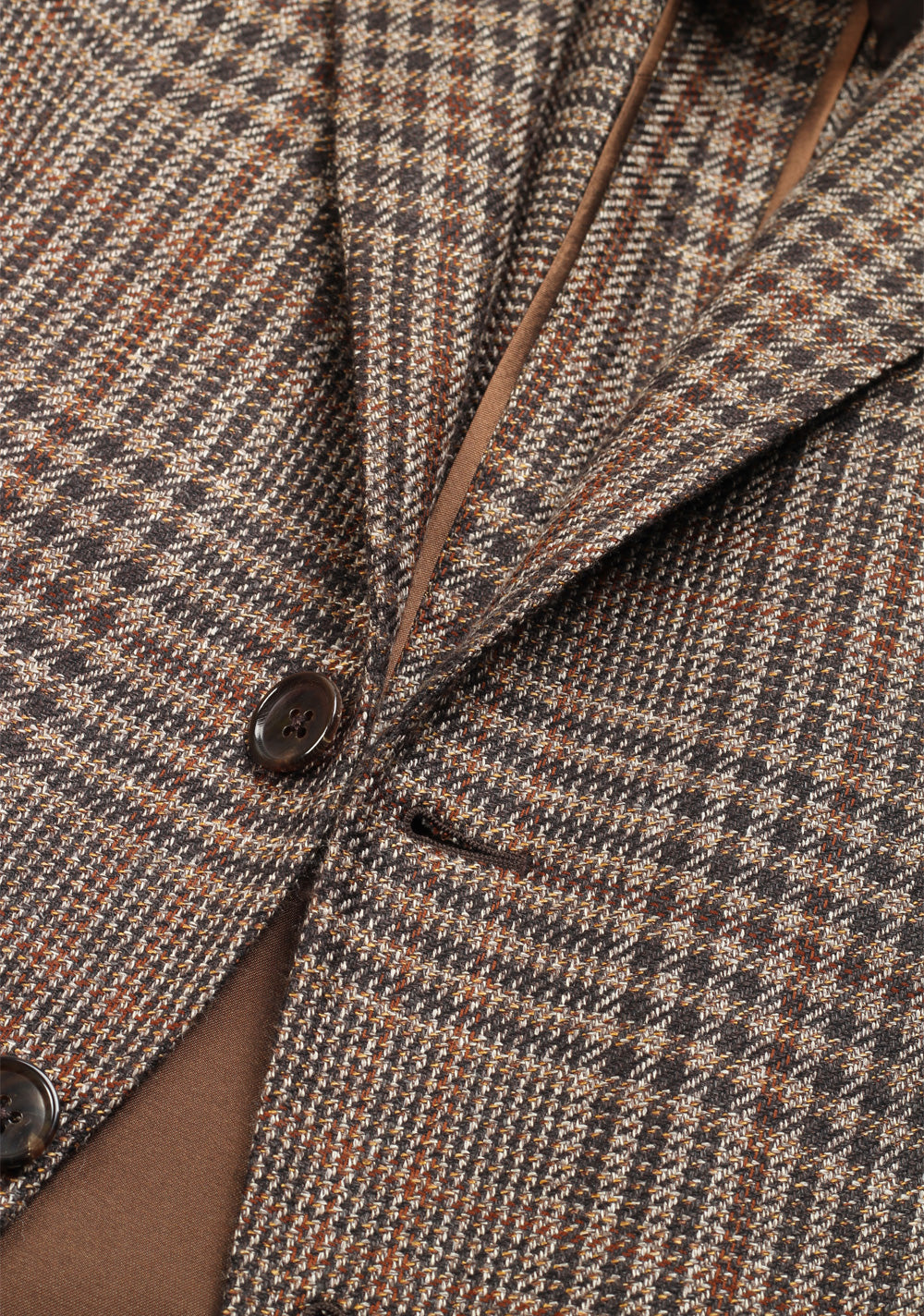 TOM FORD O'Connor Checked Brown Sport Coat Size 48 / 38R U.S.