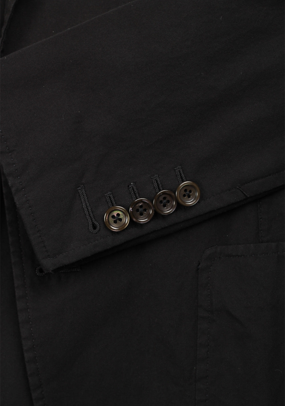 TOM FORD Black Sport Coat Size 48 / 38R U.S. In Cotton