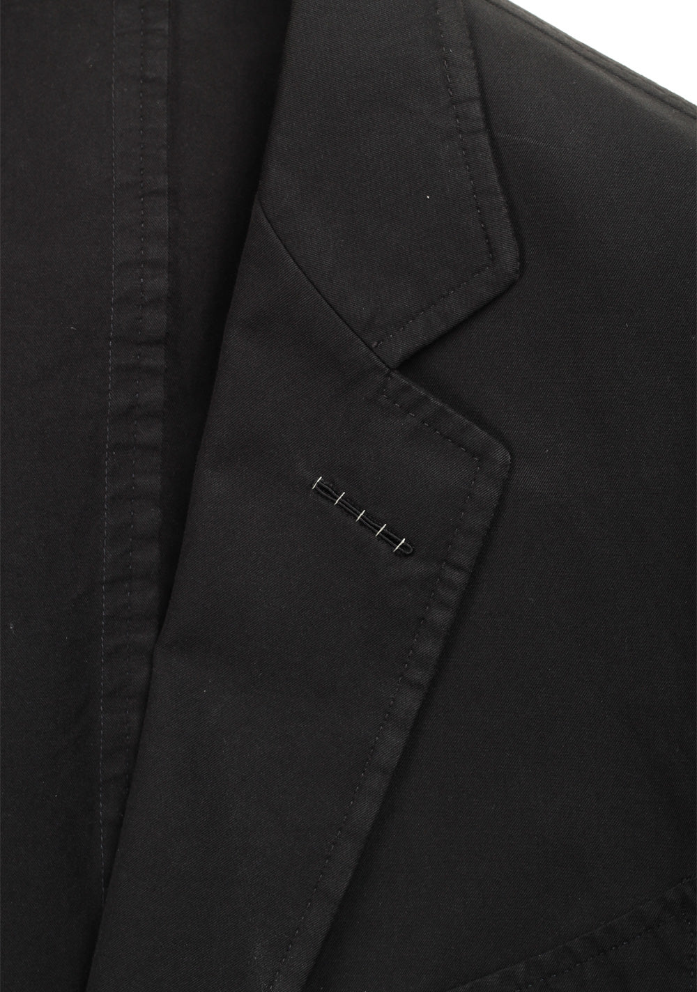 TOM FORD Black Sport Coat Size 48 / 38R U.S. In Cotton