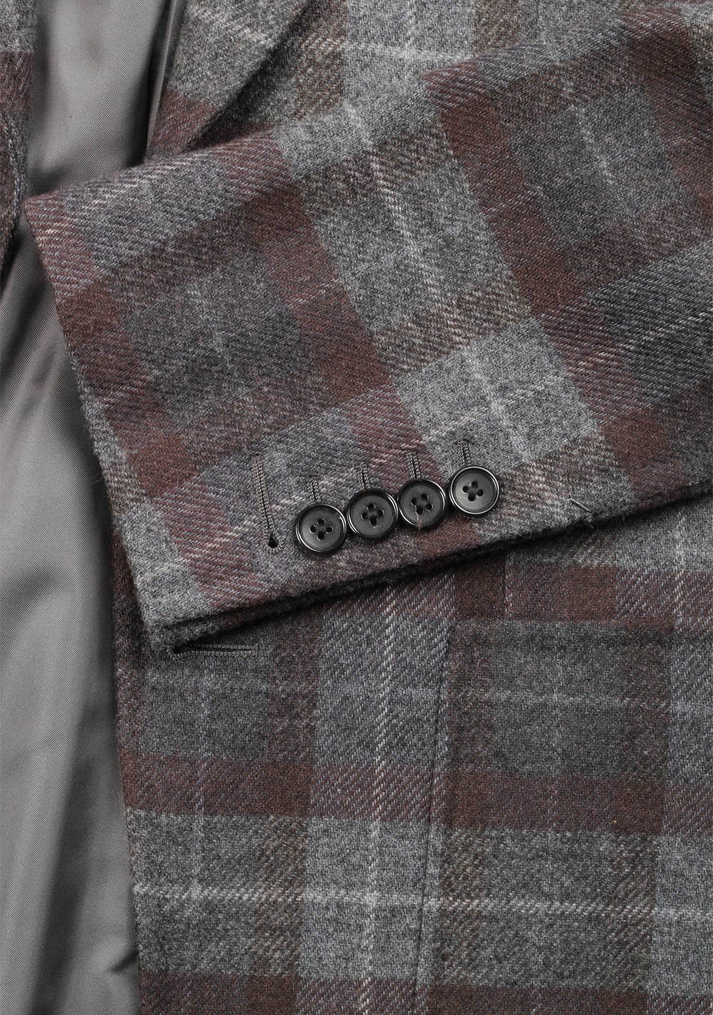 TOM FORD Atticus Gray Checked Sport Coat Size 46 / 36R U.S.