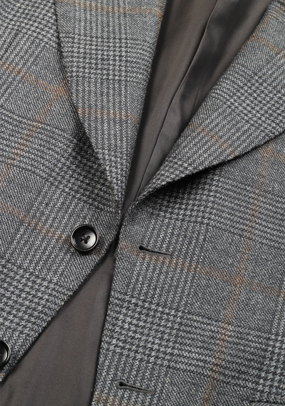 TOM FORD Gray Checked Sport Coat Size 46 / 36R U.S. in Mohair