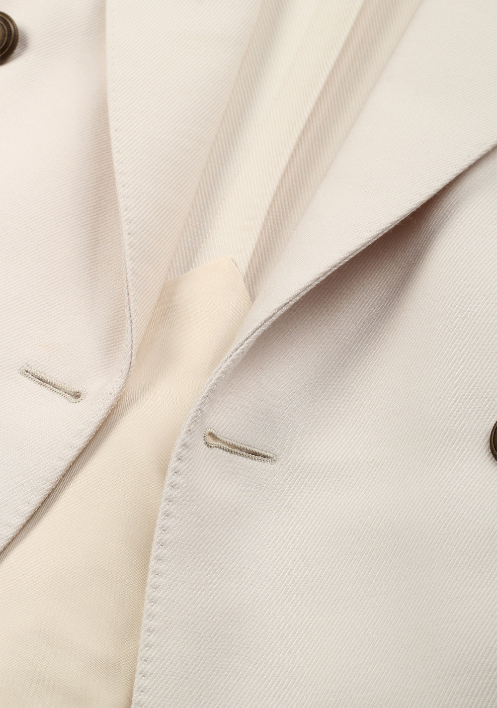 TOM FORD Atticus Double Breasted Off White Sport Coat