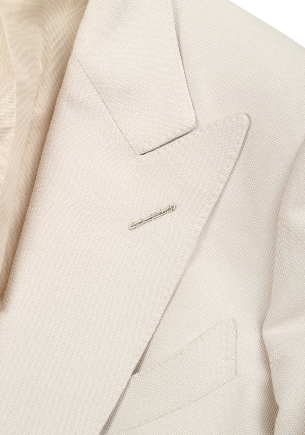 TOM FORD Atticus Double Breasted Off White Sport Coat