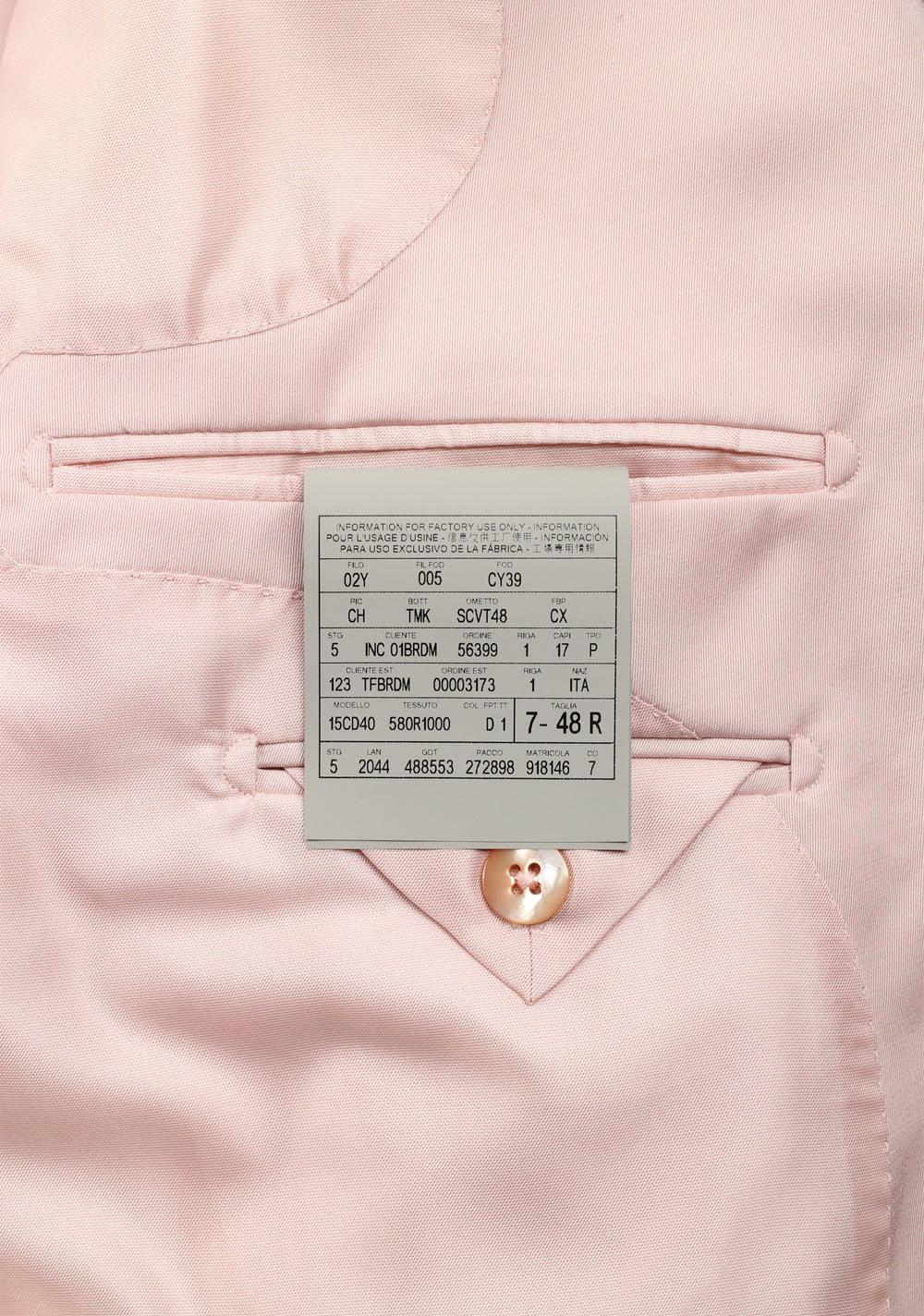 TOM FORD Cooper Double Breasted Pink Sport Coat Size 48 / 38R U.S.