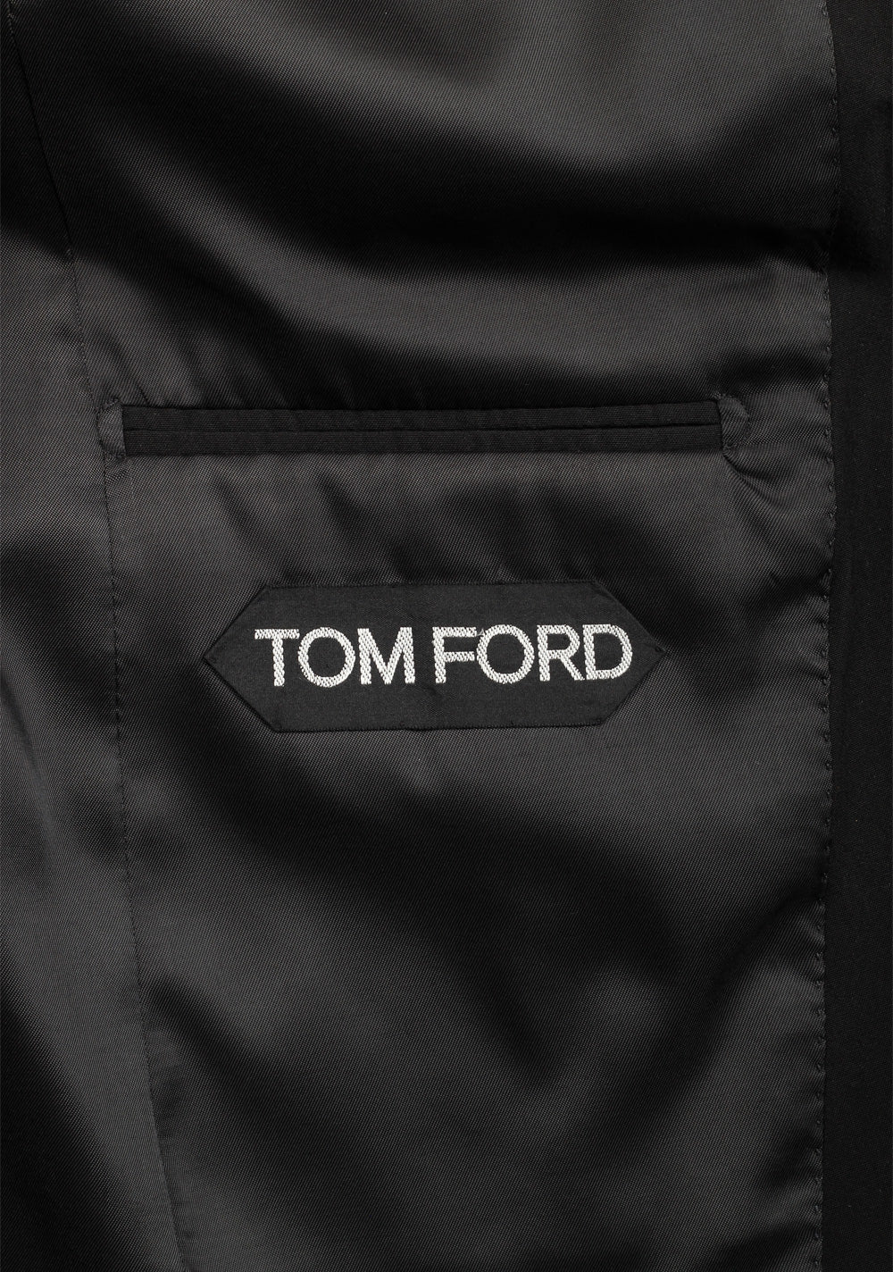 TOM FORD O'Connor Solid Black Sport Coat Size 48 / 38R U.S. in silk