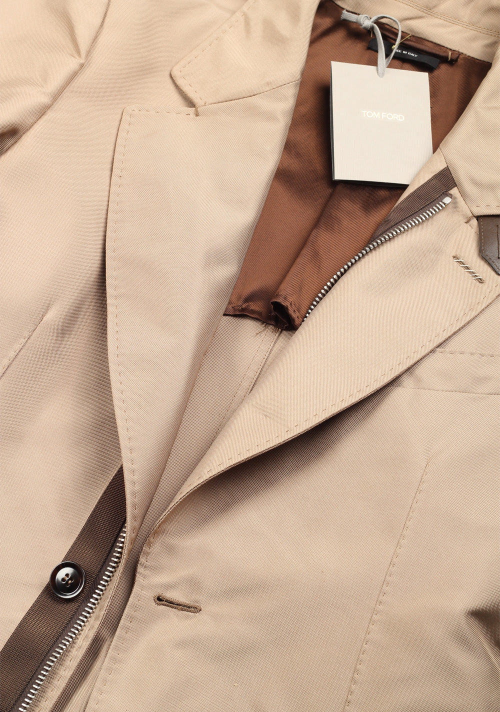 TOM FORD Copper Silk Jacket Coat 48 / 38R U.S.