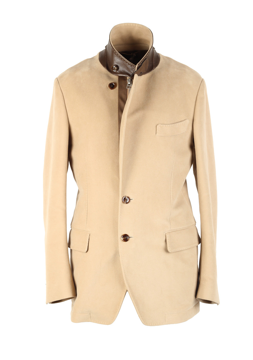 TOM FORD Camel Jacket Coat 48 / 38R U.S. in cotton