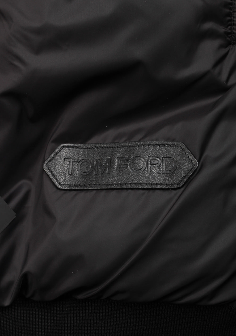 TOM FORD Black Bomber Jacket Size 46 / 36R U.S.