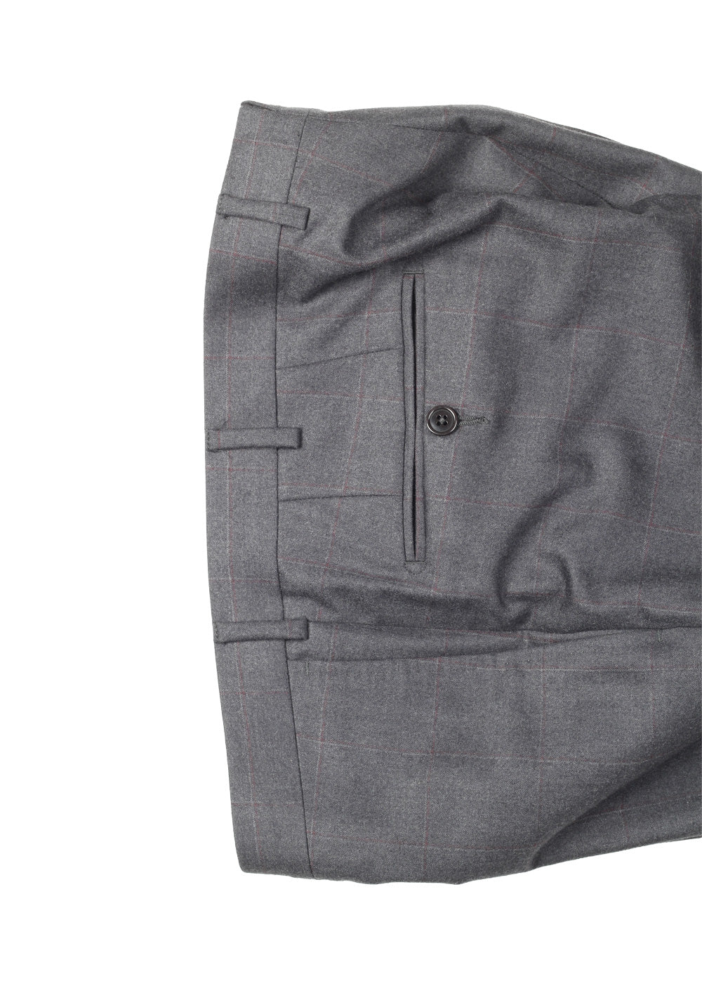 ZEGNA Double Breasted Gray Checked Suit in Wool Size 52 / 42R U.S.