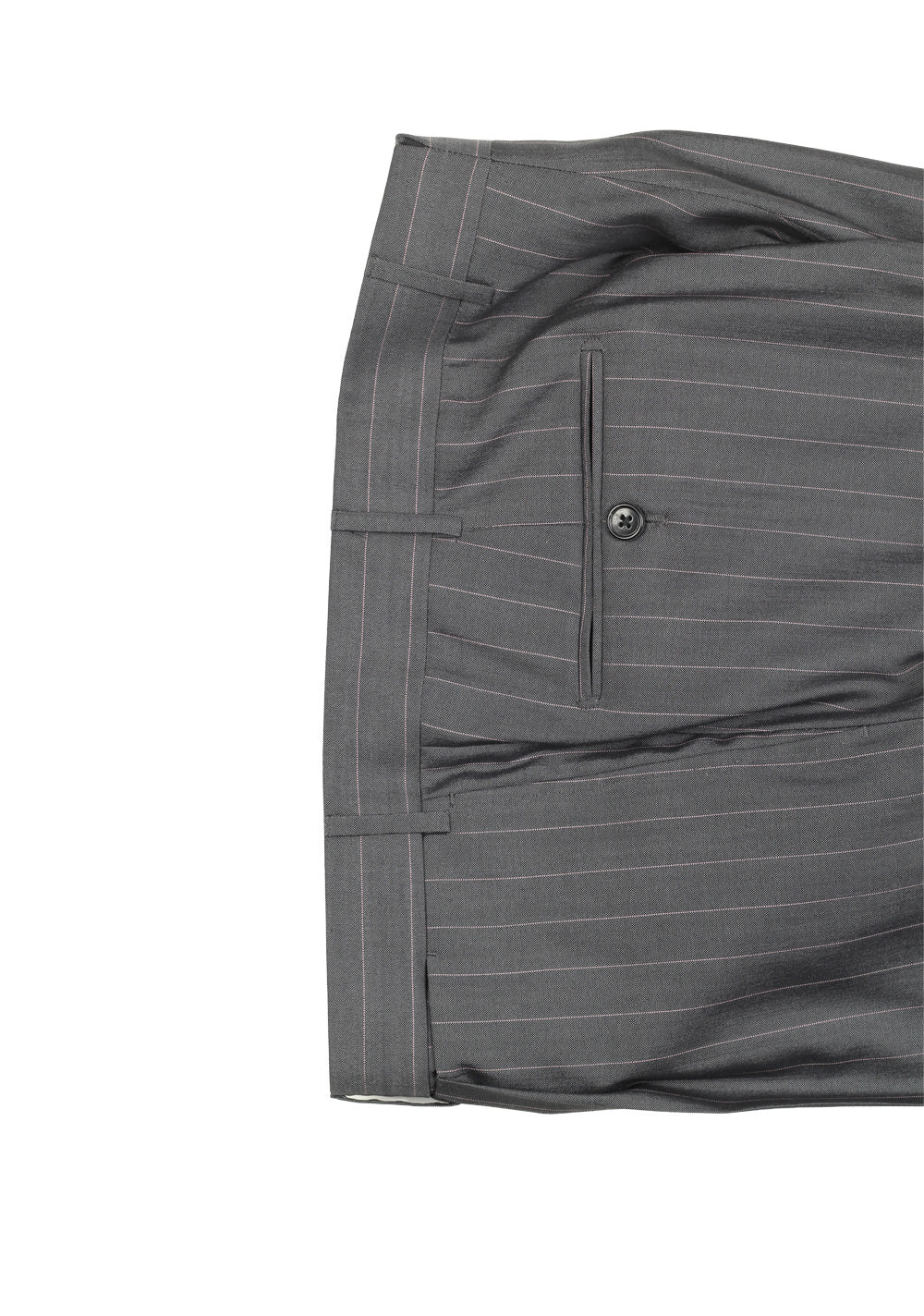 Corneliani Gray Striped Suit Size 54 / 44R U.S.