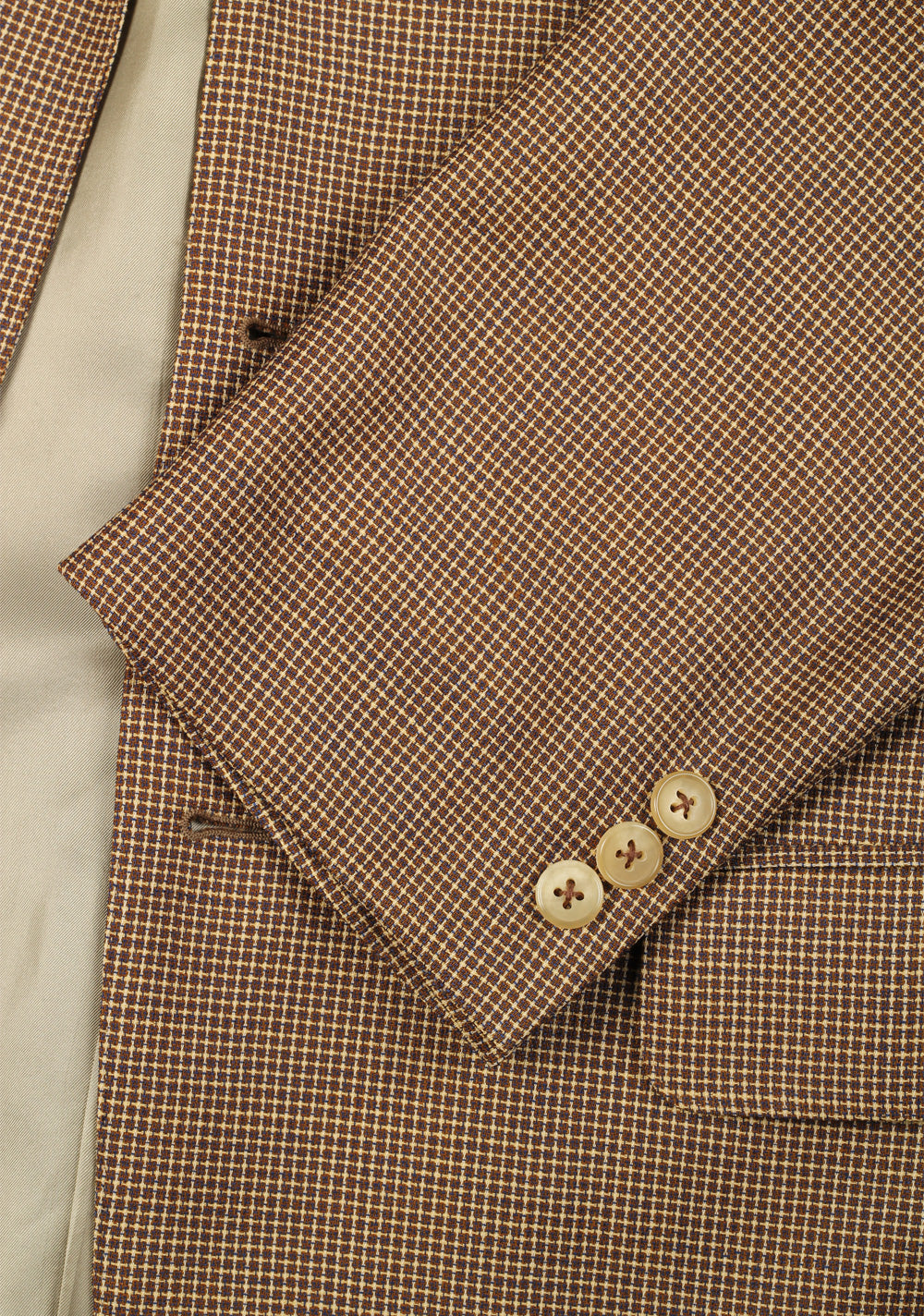 ZEGNA Checked Brown High Performance Sport Coat Size 48 / 38R U.S.