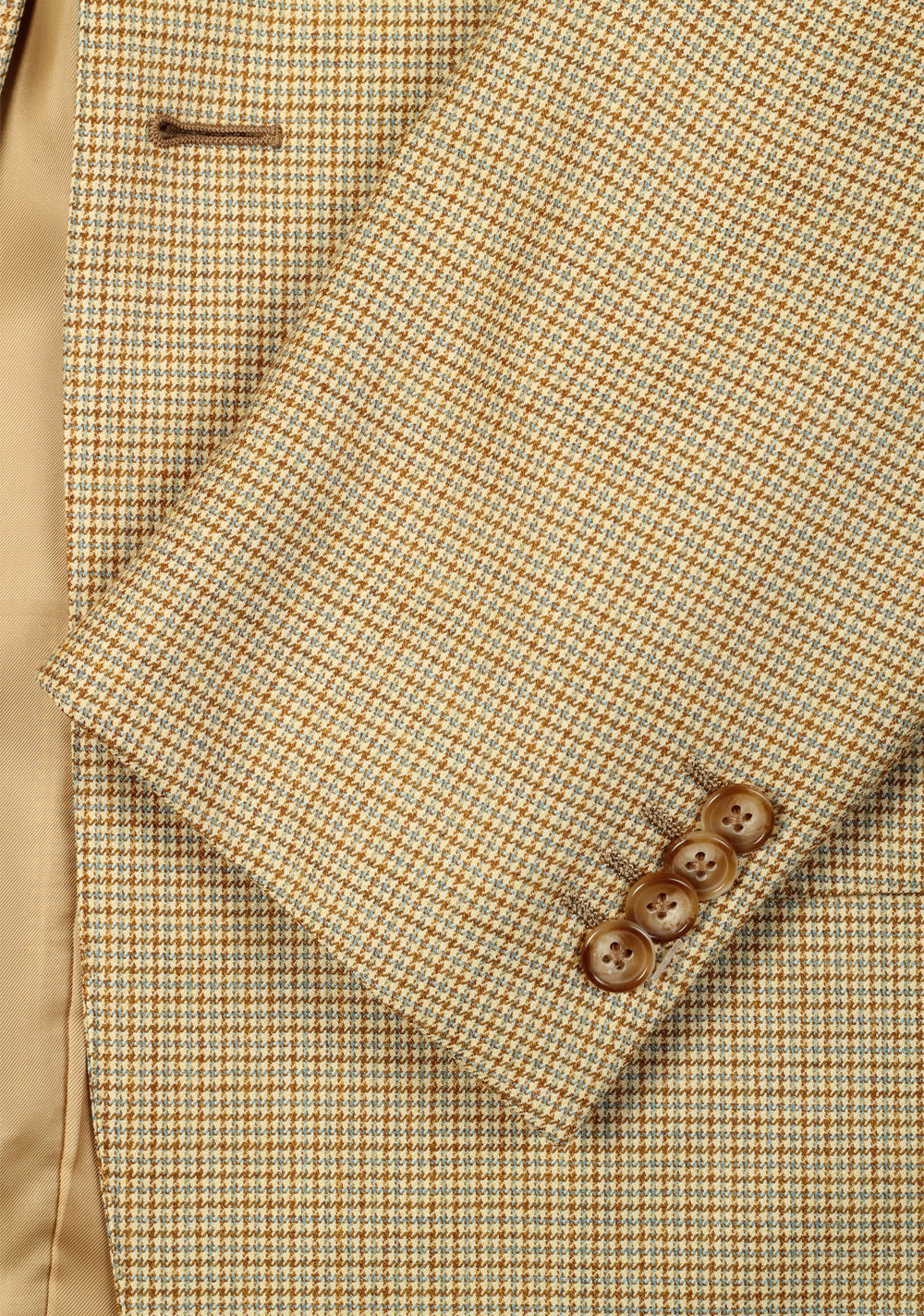 ZEGNA Trofeo Checked Beige Sport Coat Size 48 / 38R U.S.