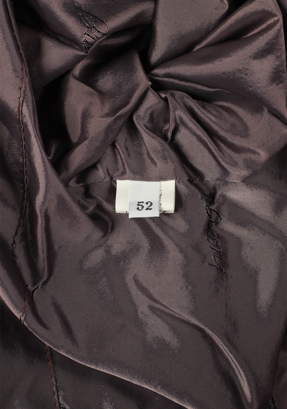 Brioni Aubergine Washed Leather Sport Coat Size 52 / 42R U.S.