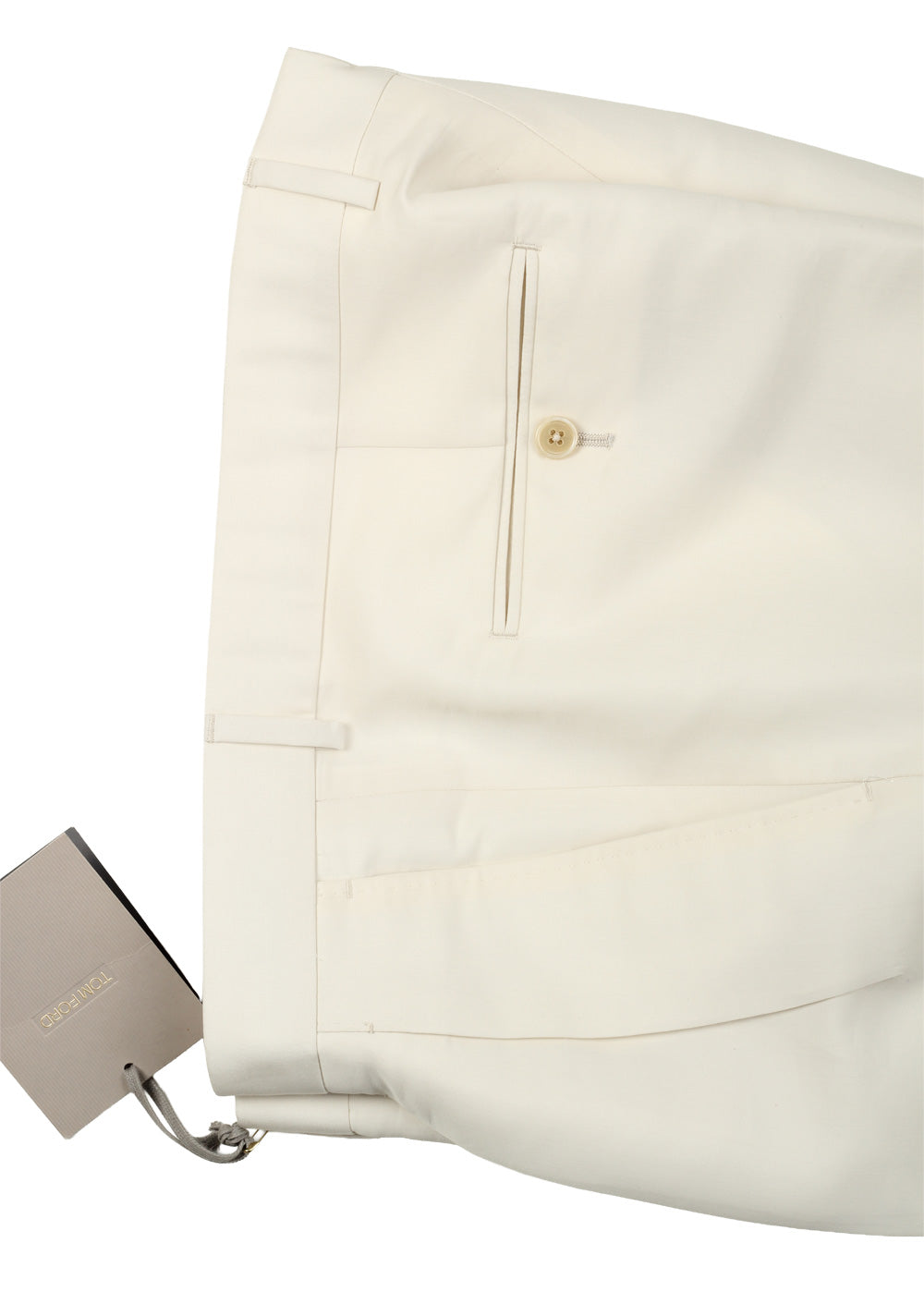 TOM FORD Cooper Solid White Suit Size 54 / 44R U.S.