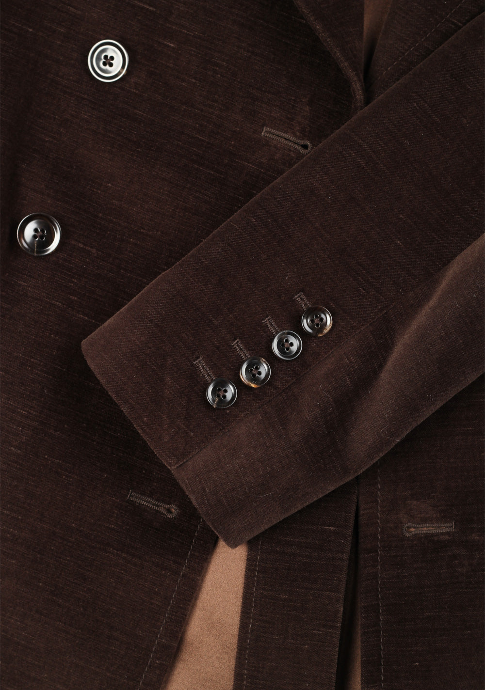 TOM FORD Brown Double Breasted Over Coat Size 48 / 38R U.S. Outerwear