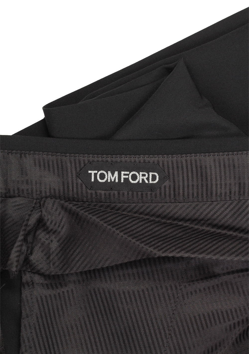 TOM FORD Black Trousers Size 58 / 42 U.S. in Wool