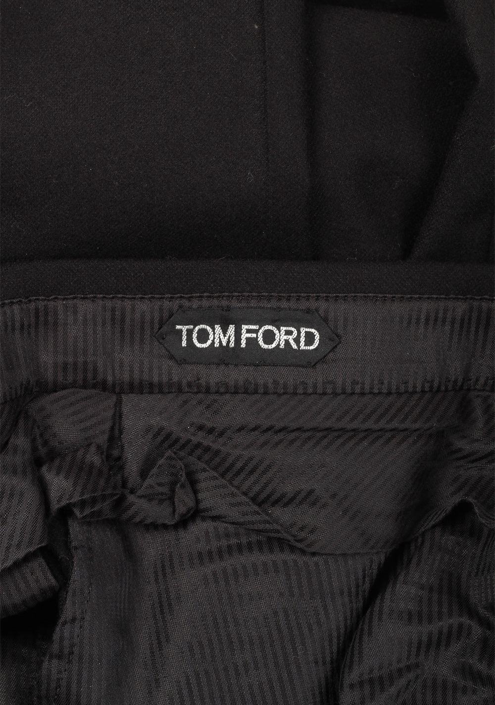 TOM FORD Black Trousers Size 56 / 40 U.S. in Wool
