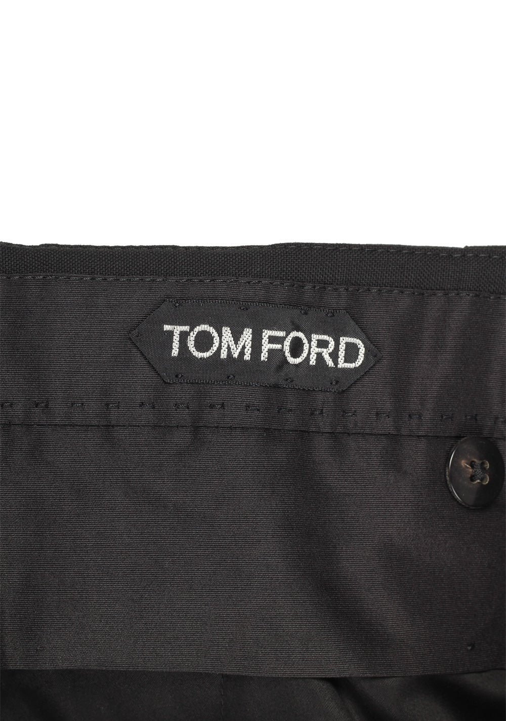 TOM FORD Black Cocktail Tuxedo Trousers Size 48 / 32 U.S. in Wool