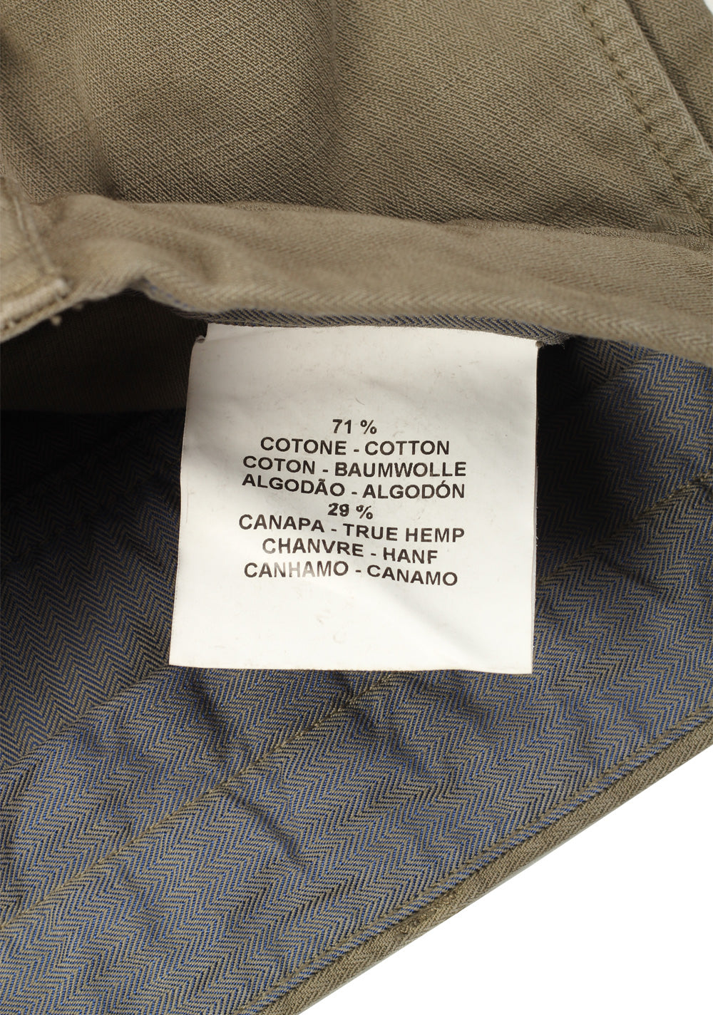 Incotex Green Trousers Size 50 / 34 U.S.