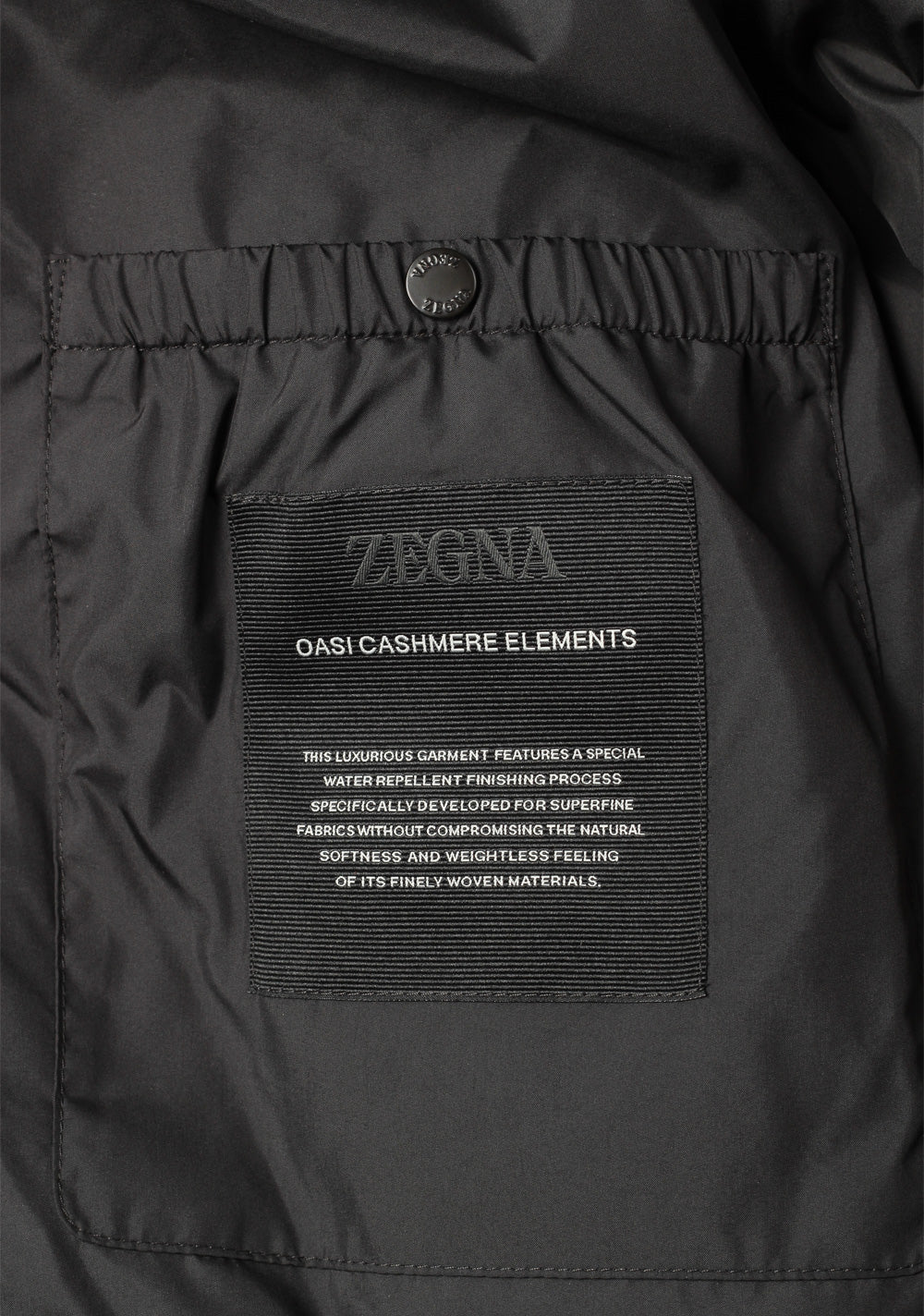 ZEGNA Oasi Cashmere Brown Padded Bomber Jacket Outerwear