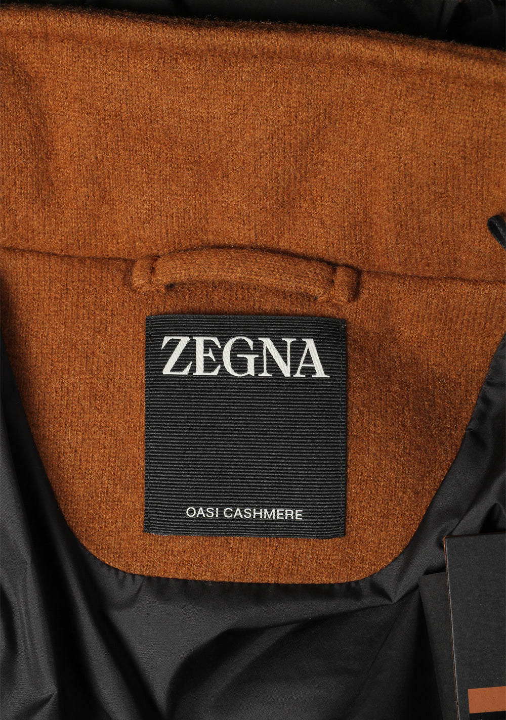 ZEGNA Oasi Cashmere Brown Padded Bomber Jacket Outerwear