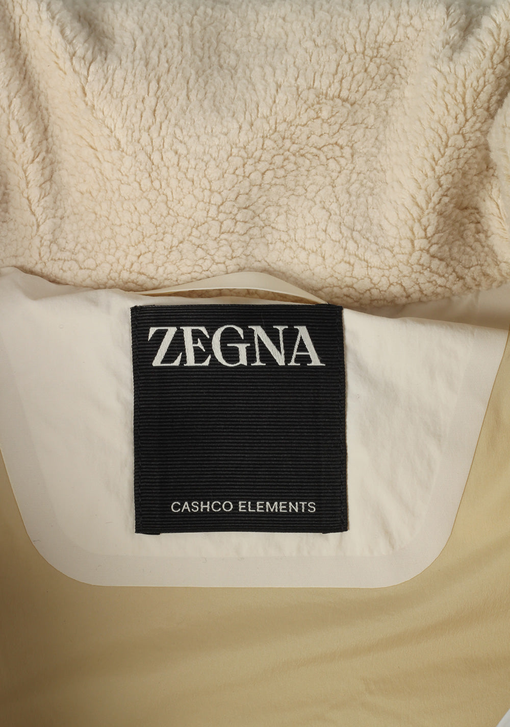 ZEGNA Cashco Elements Off White Corduroy Vest Outerwear