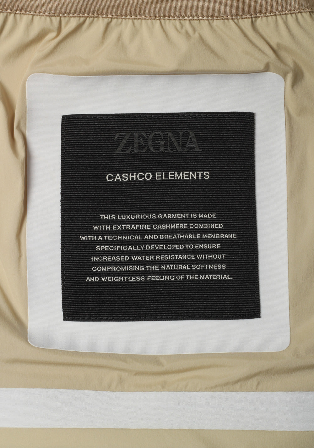 ZEGNA Cashco Elements Off White Corduroy Vest Outerwear