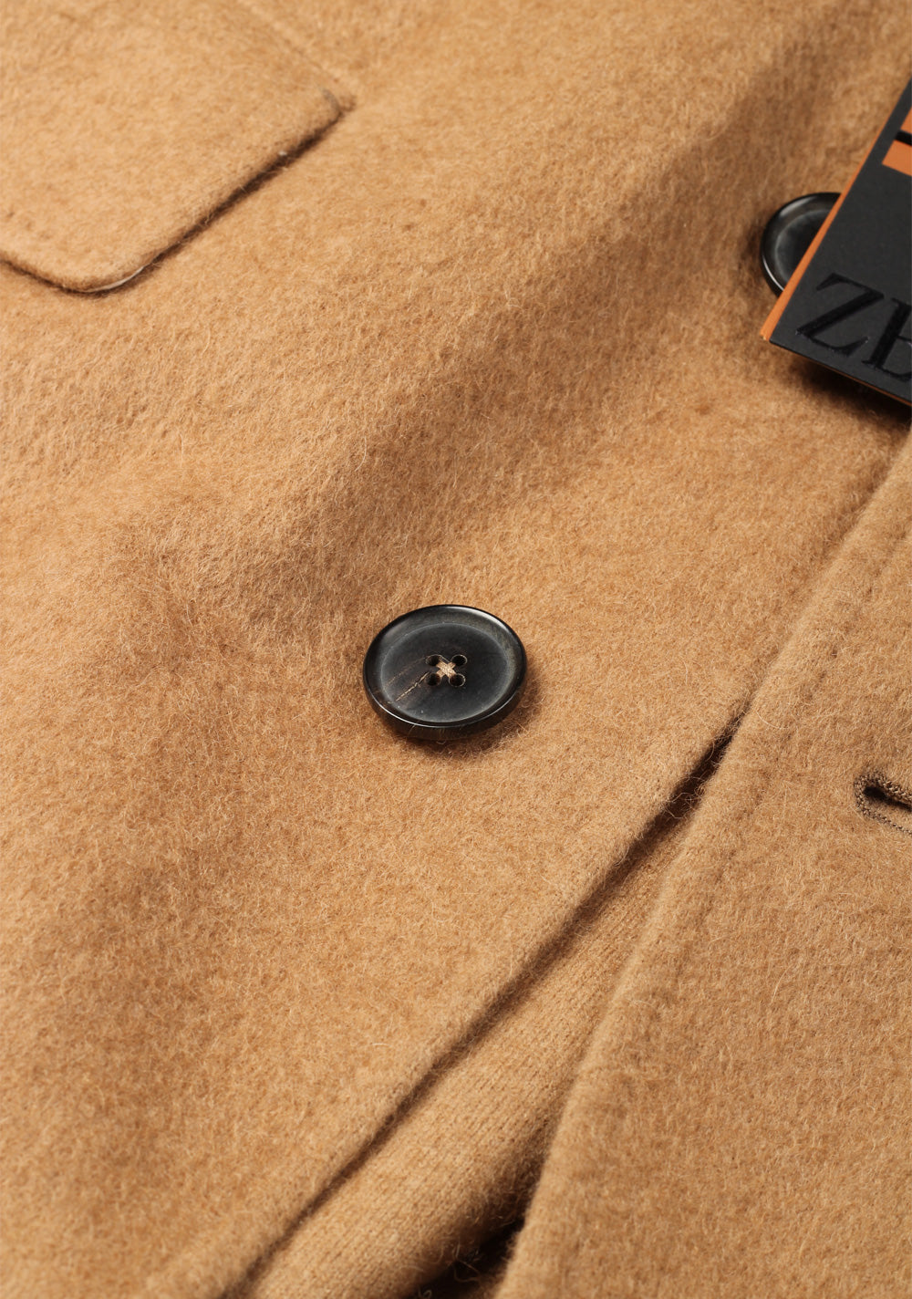 ZEGNA Jerseywear Camel Coat Size 54 / 44R U.S.