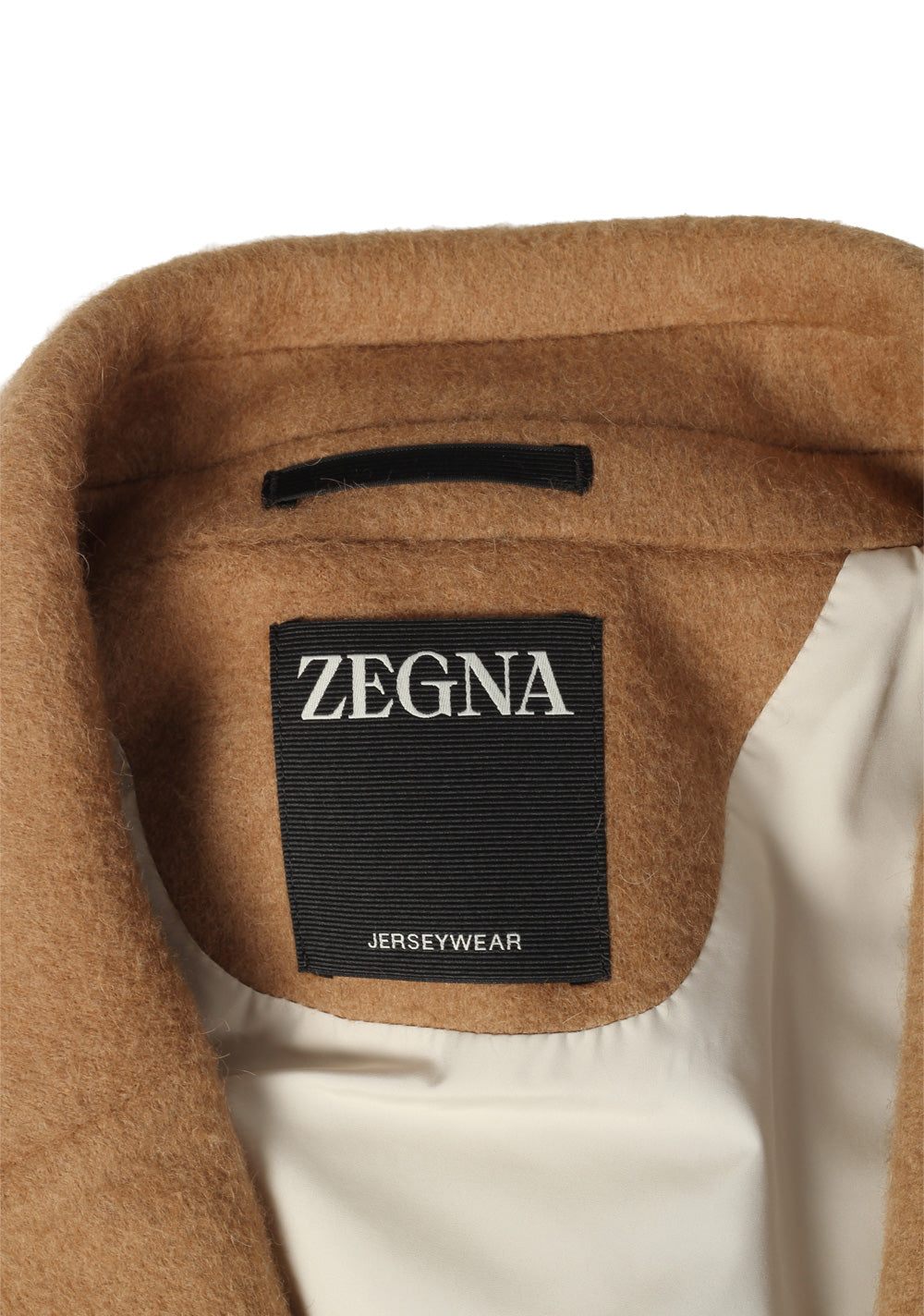 ZEGNA Jerseywear Camel Coat Size 54 / 44R U.S.