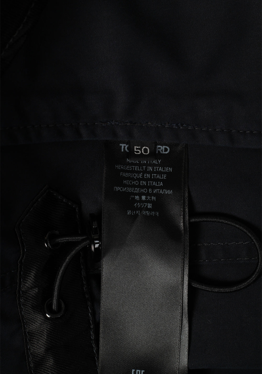 TOM FORD Blue Lined Overshirt Jacket in Cotton