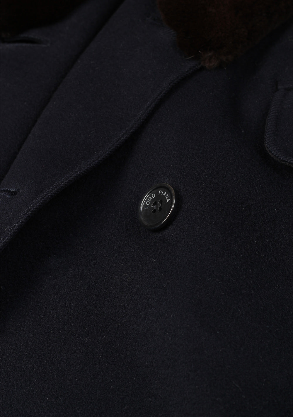 Loro Piana Blue Mink Baby Cashmere Over Coat Size 56 IT / 46R U.S.