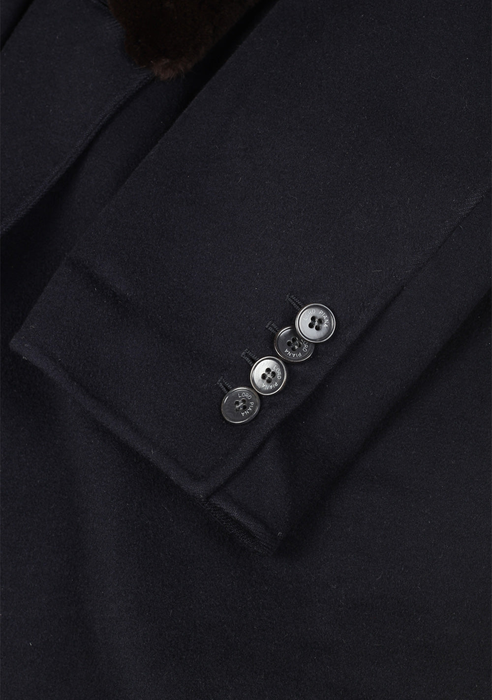 Loro Piana Blue Mink Baby Cashmere Over Coat Size 56 IT / 46R U.S.