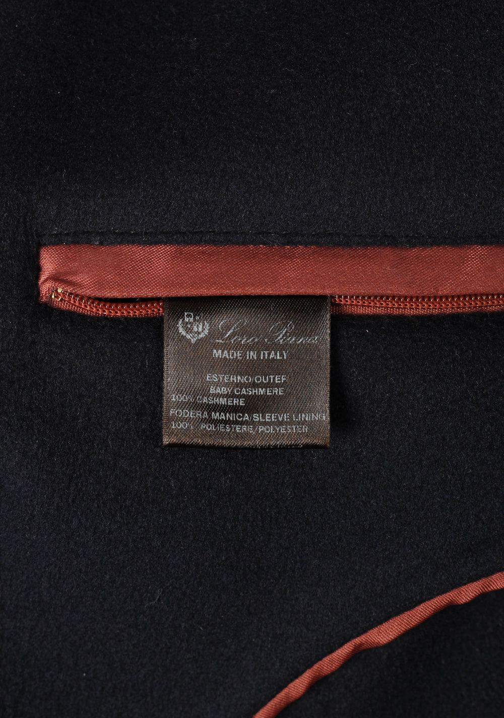 Loro Piana Blue Mink Baby Cashmere Over Coat Size 56 IT / 46R U.S.