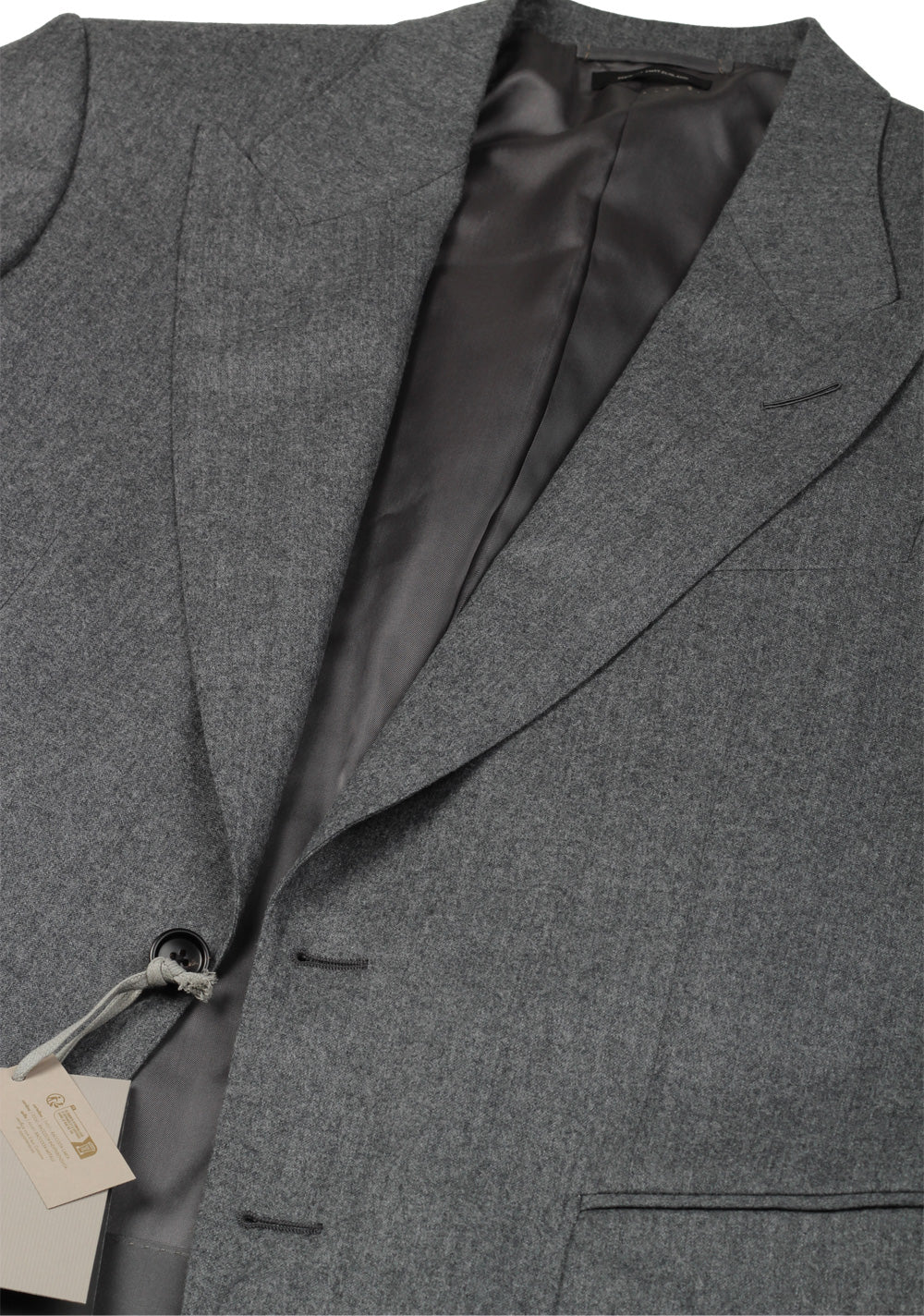 TOM FORD Shelton Wool Flanel Gray Suit