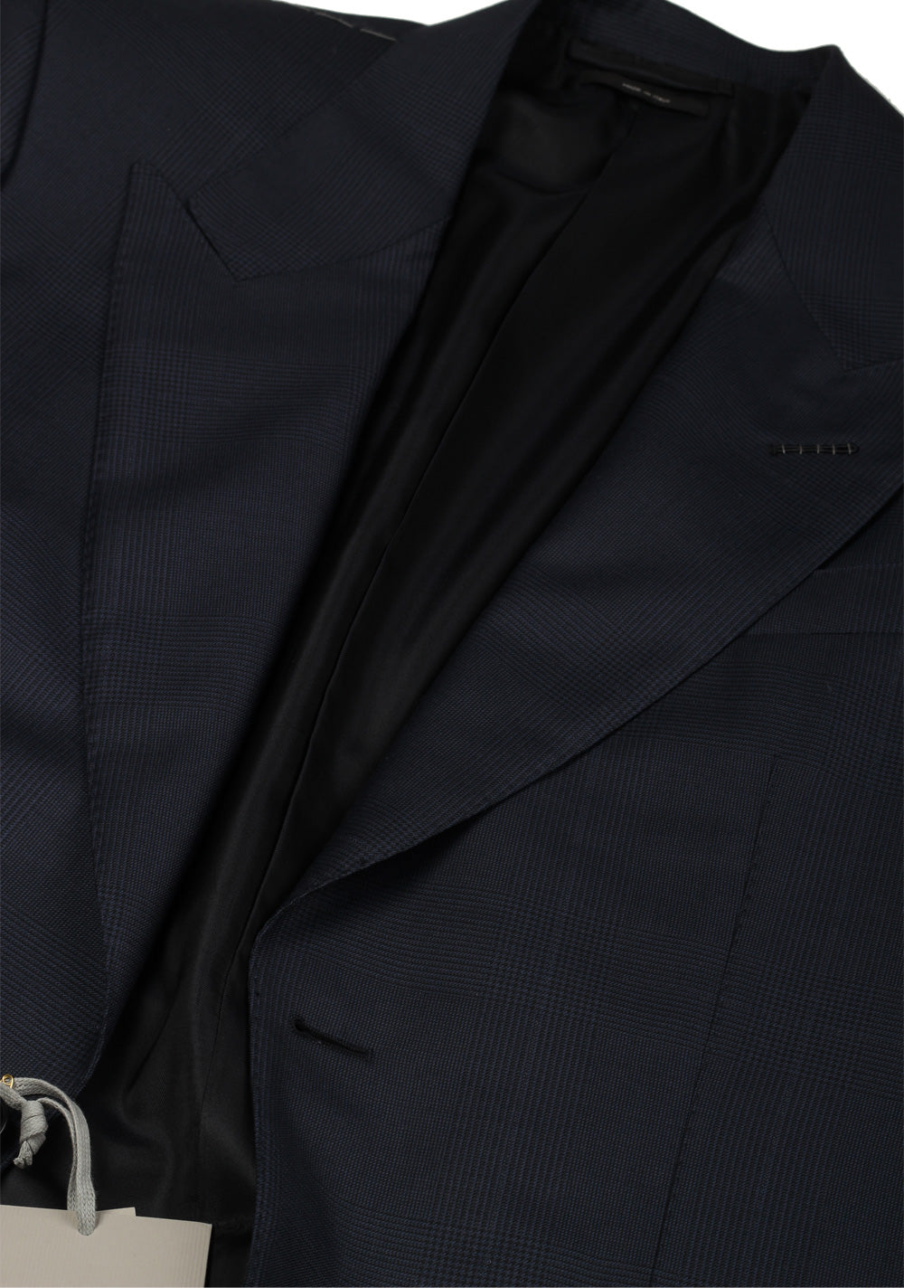 TOM FORD Shelton Wool Checked Blue Suit