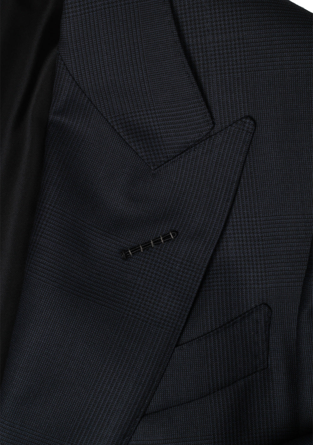 TOM FORD Shelton Wool Checked Blue Suit