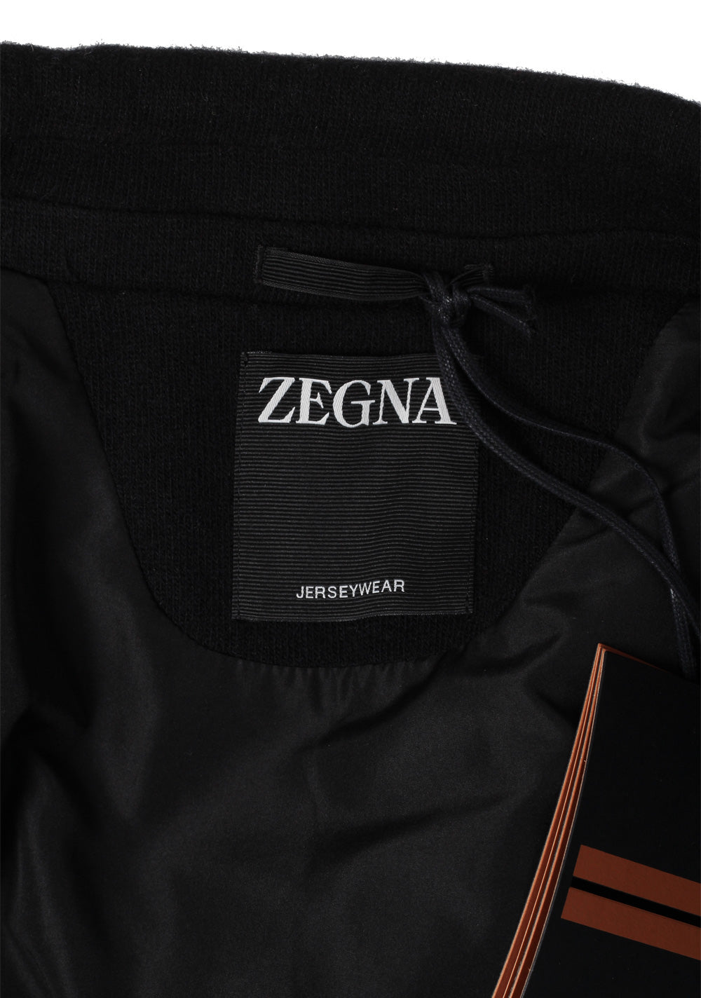 ZEGNA Jerseywear Black Overcoat Size 52 / 42R U.S.