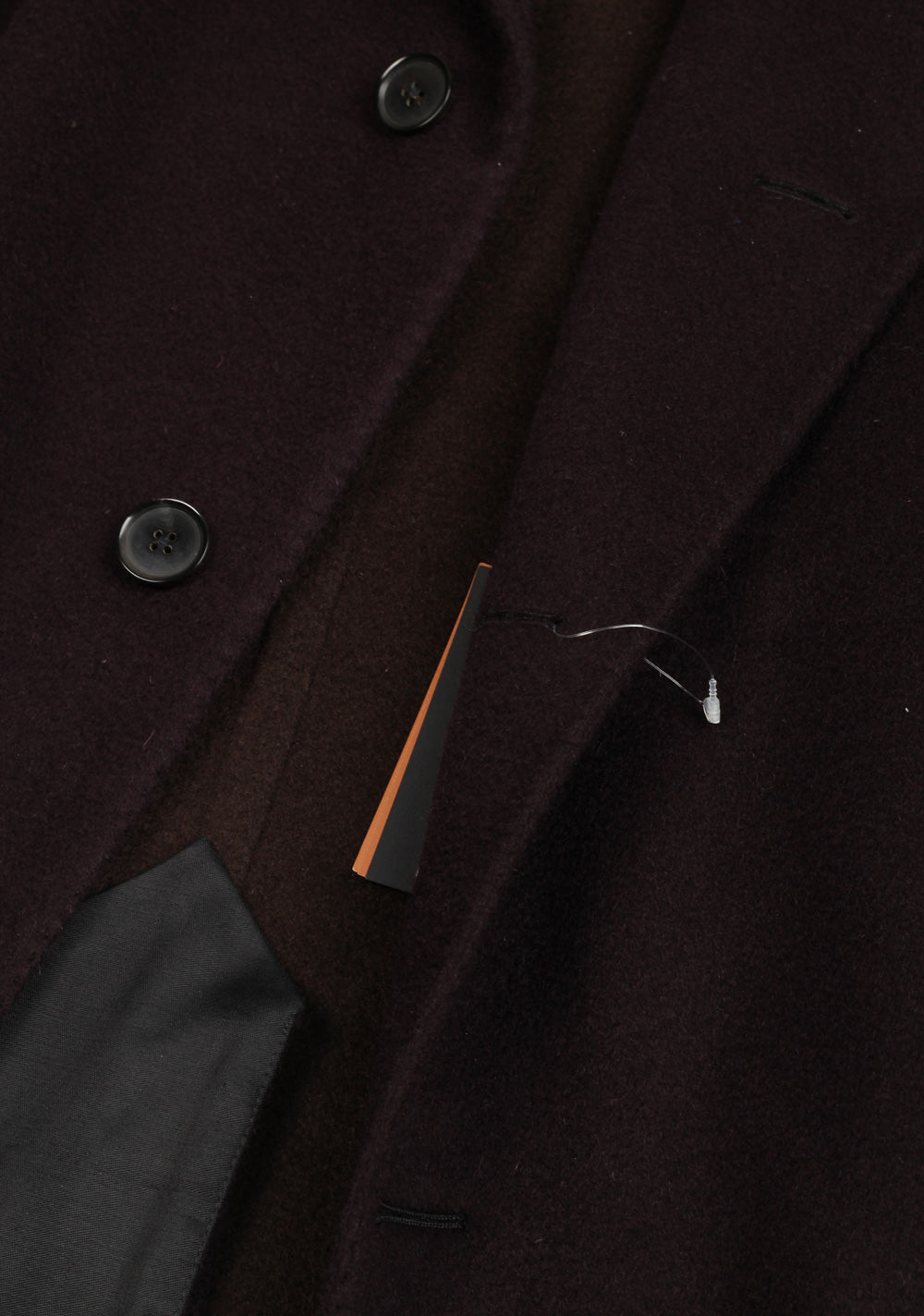 ZEGNA Oasi Cashmere Boysenberry Overcoat Size 56 / 46R U.S.