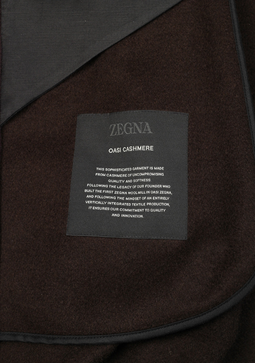 ZEGNA Oasi Cashmere Boysenberry Overcoat Size 56 / 46R U.S.