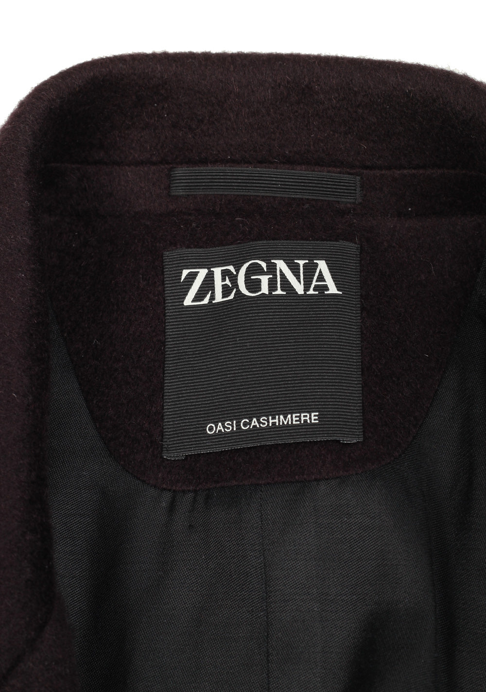 ZEGNA Oasi Cashmere Boysenberry Overcoat Size 56 / 46R U.S.
