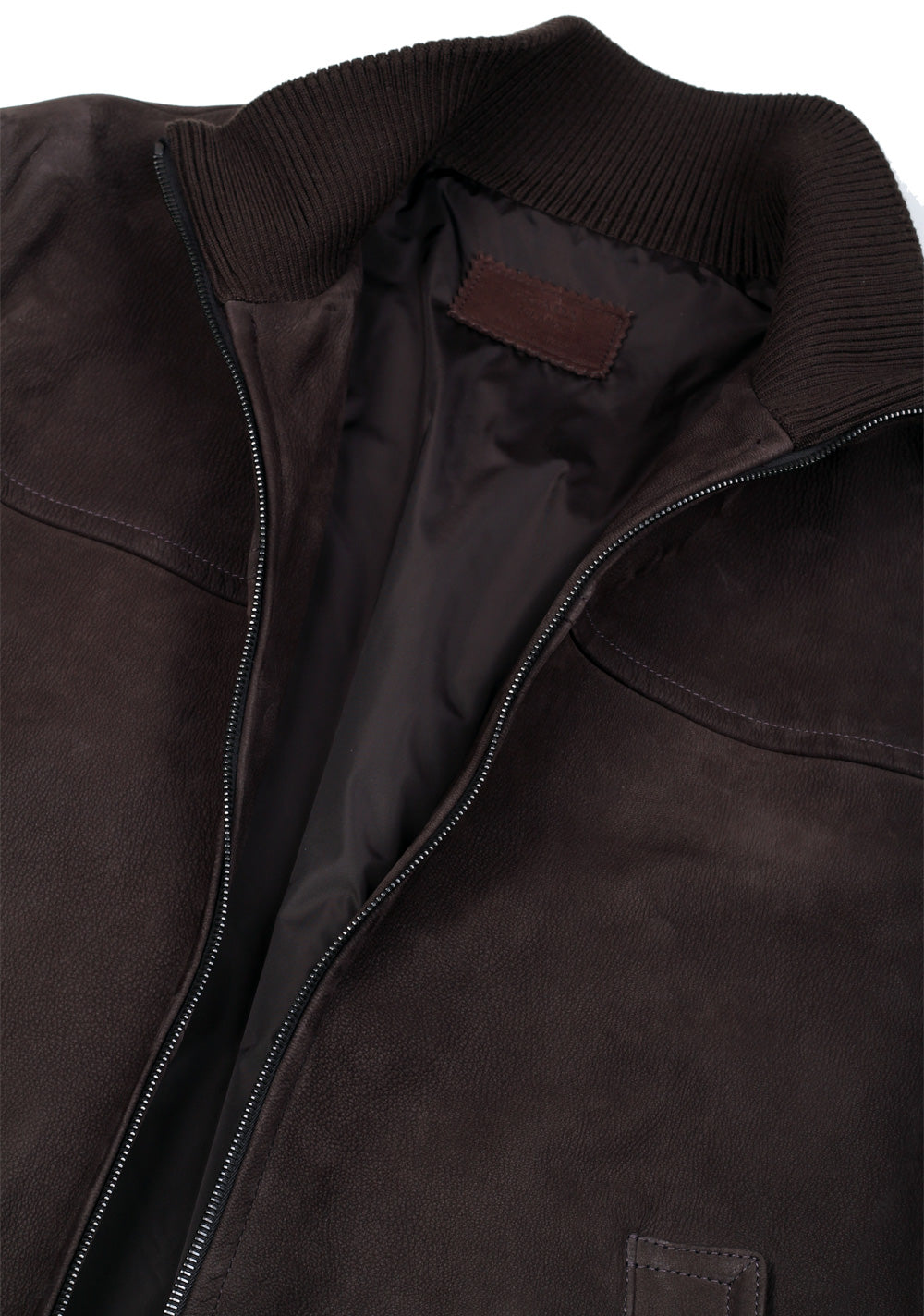 Prada Brown Leather Jacket Coat Size 54 / 44R U.S. Outerwear