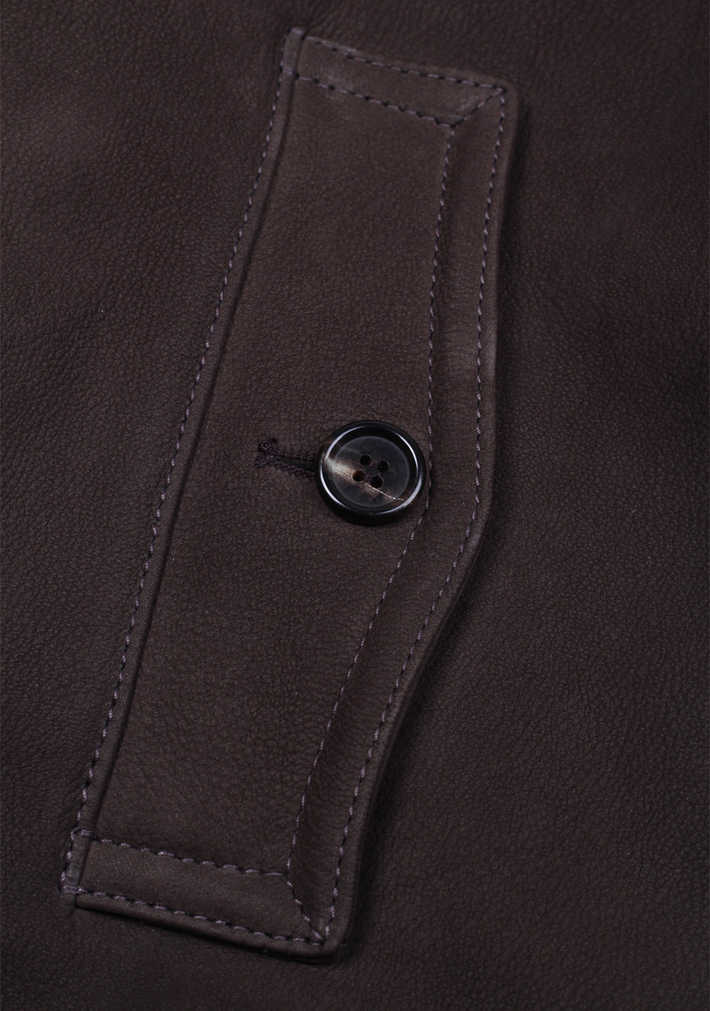 Prada Brown Leather Jacket Coat Size 54 / 44R U.S. Outerwear